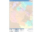 Palo Alto <br /> Wall Map <br /> Color Cast Style 2025 Map