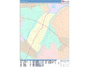 Pico Rivera <br /> Wall Map <br /> Color Cast Style 2025 Map