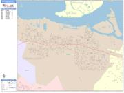 Pittsburg <br /> Wall Map <br /> Color Cast Style 2025 Map