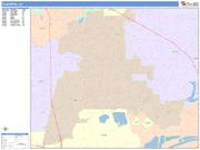 Placentia <br /> Wall Map <br /> Color Cast Style 2025 Map