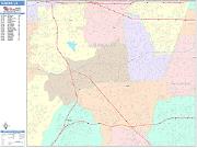 Pomona <br /> Wall Map <br /> Color Cast Style 2025 Map