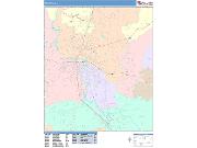 Redding <br /> Wall Map <br /> Color Cast Style 2025 Map