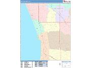 Redondo Beach <br /> Wall Map <br /> Color Cast Style 2025 Map