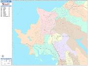 Richmond <br /> Wall Map <br /> Color Cast Style 2025 Map