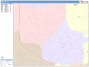 Rocklin <br /> Wall Map <br /> Color Cast Style 2025 Map