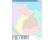 San Mateo <br /> Wall Map <br /> Color Cast Style 2025 Map