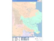 San Rafael <br /> Wall Map <br /> Color Cast Style 2025 Map