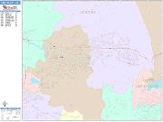 Simi Valley <br /> Wall Map <br /> Color Cast Style 2025 Map