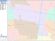 South Gate <br /> Wall Map <br /> Color Cast Style 2025 Map