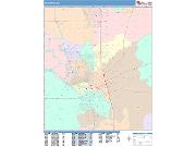 Stockton <br /> Wall Map <br /> Color Cast Style 2025 Map