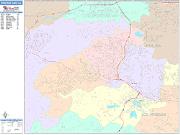 Thousand Oaks <br /> Wall Map <br /> Color Cast Style 2025 Map
