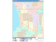 Torrance <br /> Wall Map <br /> Color Cast Style 2025 Map