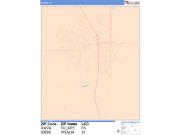 Tulare <br /> Wall Map <br /> Color Cast Style 2025 Map