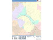 Vista <br /> Wall Map <br /> Color Cast Style 2025 Map
