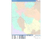 Walnut Creek <br /> Wall Map <br /> Color Cast Style 2025 Map