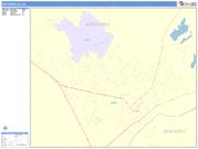 Watsonville <br /> Wall Map <br /> Color Cast Style 2025 Map