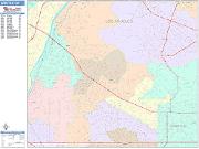 Whittier <br /> Wall Map <br /> Color Cast Style 2025 Map
