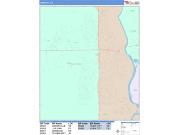 Yuba City <br /> Wall Map <br /> Color Cast Style 2025 Map