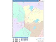 Boulder <br /> Wall Map <br /> Color Cast Style 2025 Map