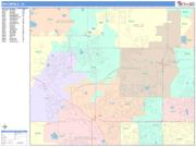 Broomfield <br /> Wall Map <br /> Color Cast Style 2025 Map