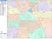 Centennial <br /> Wall Map <br /> Color Cast Style 2025 Map