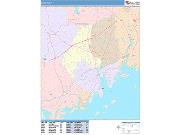 Norwalk <br /> Wall Map <br /> Color Cast Style 2025 Map