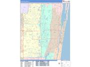 Boynton Beach <br /> Wall Map <br /> Color Cast Style 2025 Map