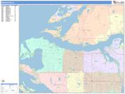 Bradenton <br /> Wall Map <br /> Color Cast Style 2025 Map