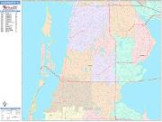Clearwater <br /> Wall Map <br /> Color Cast Style 2025 Map