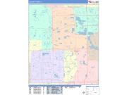 Coconut Creek <br /> Wall Map <br /> Color Cast Style 2025 Map