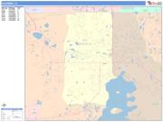Kissimmee <br /> Wall Map <br /> Color Cast Style 2025 Map