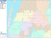 Largo <br /> Wall Map <br /> Color Cast Style 2025 Map