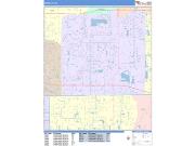 Margate <br /> Wall Map <br /> Color Cast Style 2025 Map