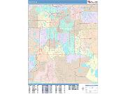 Orlando <br /> Wall Map <br /> Color Cast Style 2025 Map