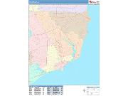 Pensacola <br /> Wall Map <br /> Color Cast Style 2025 Map