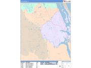 Port Orange <br /> Wall Map <br /> Color Cast Style 2025 Map