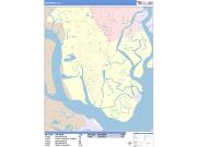 Brunswick <br /> Wall Map <br /> Color Cast Style 2025 Map