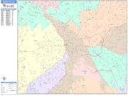 Marietta <br /> Wall Map <br /> Color Cast Style 2025 Map