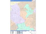 Roswell <br /> Wall Map <br /> Color Cast Style 2025 Map