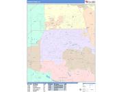 Warner Robins <br /> Wall Map <br /> Color Cast Style 2025 Map