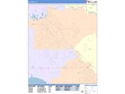 Caldwell <br /> Wall Map <br /> Color Cast Style 2025 Map