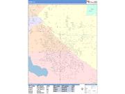 Nampa <br /> Wall Map <br /> Color Cast Style 2025 Map