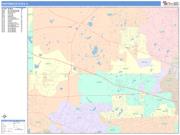 Hoffman Estates <br /> Wall Map <br /> Color Cast Style 2024 Map