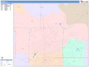 Normal <br /> Wall Map <br /> Color Cast Style 2025 Map