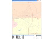 Kokomo <br /> Wall Map <br /> Color Cast Style 2025 Map