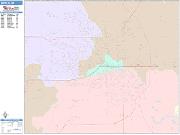 Muncie <br /> Wall Map <br /> Color Cast Style 2025 Map