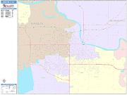 Lawrence <br /> Wall Map <br /> Color Cast Style 2025 Map