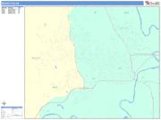 Manhattan <br /> Wall Map <br /> Color Cast Style 2025 Map