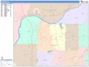 Shawnee <br /> Wall Map <br /> Color Cast Style 2025 Map