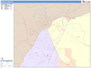 Bowling Green <br /> Wall Map <br /> Color Cast Style 2025 Map